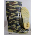 camouflage color pvc rain boots